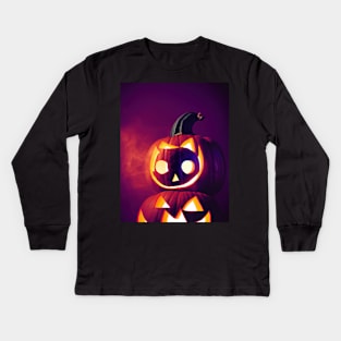 Halloween Scary Kids Long Sleeve T-Shirt